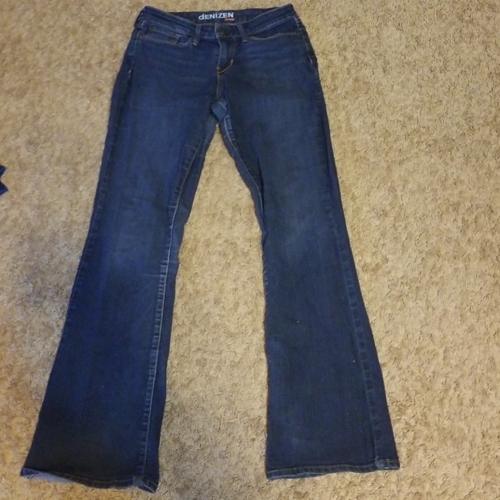Womens dark denim jeans